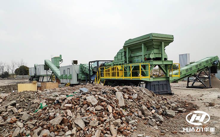 建筑垃圾移動破碎機(jī)